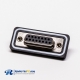 Waterproof DB 15 Insulation Female Straight Connector for Cable