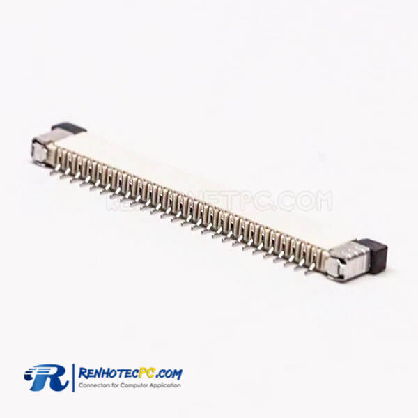 FPC Connector 1.0PH Top Contact Style 2.0H 26pin with Slider Type Socket