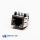 Best RJ45 Connector Female 1 Port 90 Degree with Shield and with LED