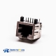 RJ45 Connector Female 90 Degree 8P8C with Shield and without LED