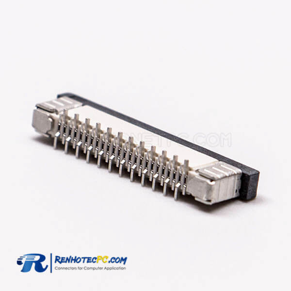 12P FPC Connector Socket 0.5 PH Single Contact Style SMT Height 2.0 with Lock