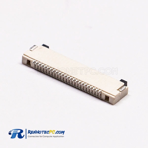 FPC FFC Socket 0.5mm Horizontal Type and Dual Contact Style without Lock