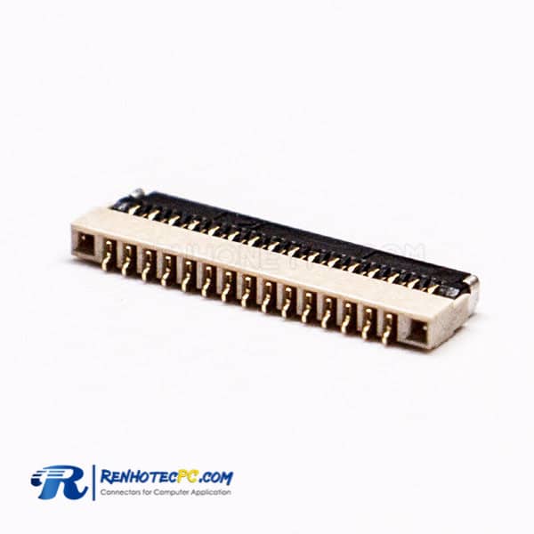 0.3PH 15 PIN FPC SMT Type Front Flip and Bottom Contact Style Socket