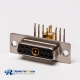 D SUB Coaxial 11W1 Right Angled Solder Type Receptacle For PCB Mount Connector