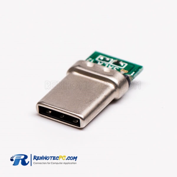 Straight Quick Male PCB Mount Type C USB3.0 Connector