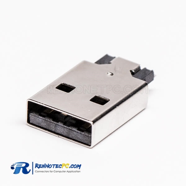 USB Male 2.0 Type A Connector Offest Type for PCB Mount