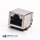 RJ45 Modular Network Port 8P8C Right Angled without Filtered Shielded SMT Type PCB Mount