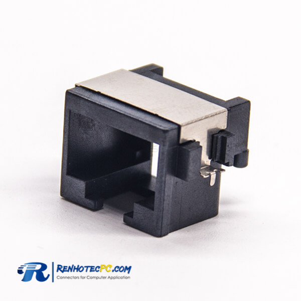 RJ45 8P8C Modular Shielded Right Angled SMT Type for PCB Mount