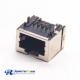 RJ45 Port Ethernet Netword Socket 90 Degree Shielded DIP Type PCB Mount