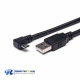 Right Angle USB Extension Cable Mirco USB Male to A Male Straight Connector
