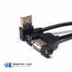 USB 2.0 Connector Pinout A Male Right Angle to A Female for OTG Cable