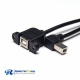 USB Type B OTG Cable Right Angle Male to Female Connector