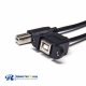 USB B to B Cable Female to Male 180 Degree OTG Cable