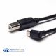 USB Mini Cable Types 1M Extension Type B Male Straight to Mini USB Male Up Angle