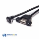 90 Dgree Micro USB Male Down Angle to USB A Female Straight OTG Cable
