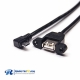 Micro USB Right Angle Male OTG Cable to USB A Straight Female