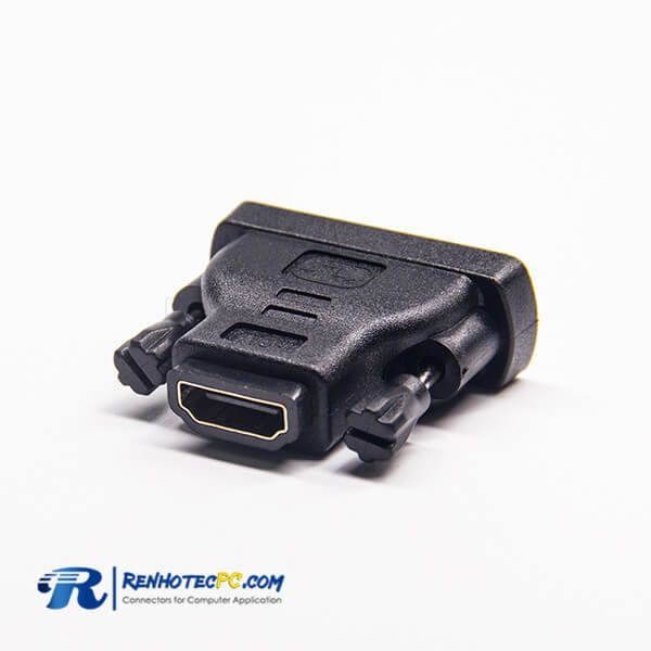 HDMI To Dvi Adapter HDMI Female To DVI 24+1Pin Straight Male Injection Adapter