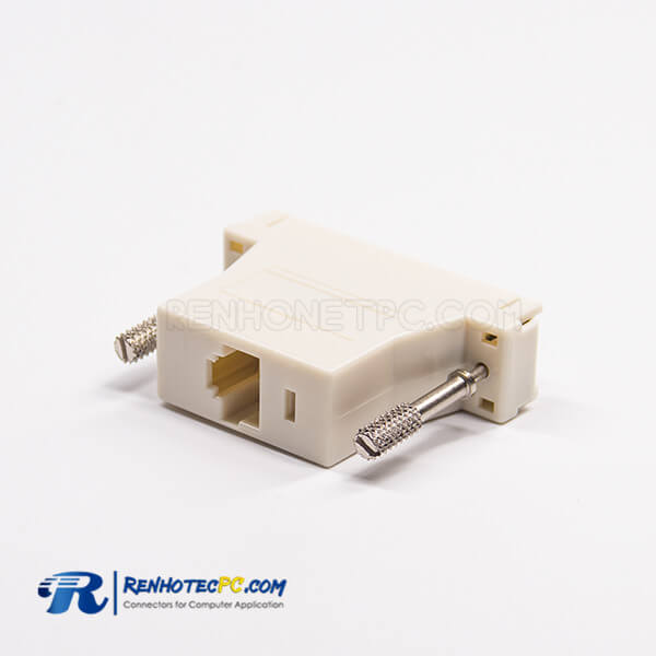 DB25 Male To RJ45 Connector Straight RJ45 Female To Standard D-Sub 8&25Pin