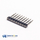 Single Row Female Header Circular Holes DIP Type 2.54mm Picth