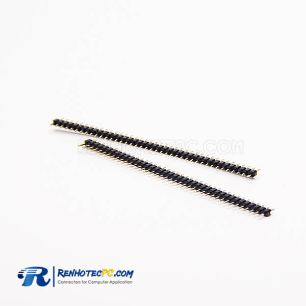 180 Degree 40 Pin Male Pin Header Through Hole Single Row 2.0mm