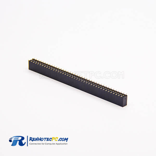 Header Connector 80 Pin Female Dual Row SMT Type 8.5mm Plastic Height